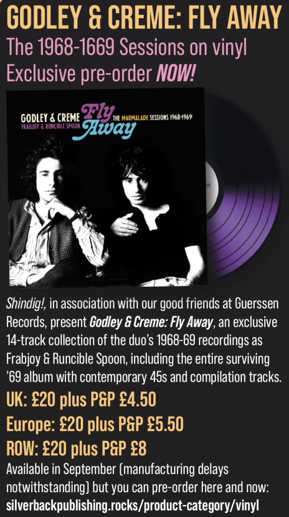 Godley & Creme's Lost 60's Recordings Exclusive Vinyl Offer